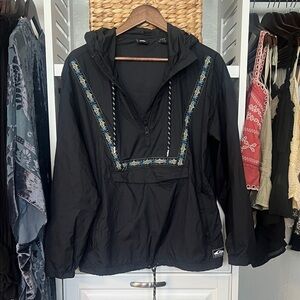 Quiksilver Black Women's Ski Jacket with Embroidery